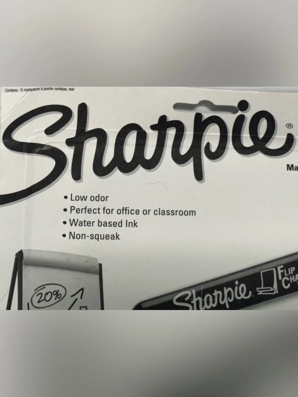 NEW 2 Pack Sharpie Flip Chart Markers Bullet Tip Assorted Colors 8pc Each SEALED